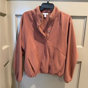 Beyond yoga fleece pullover